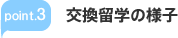 point.3 交換留学の様子